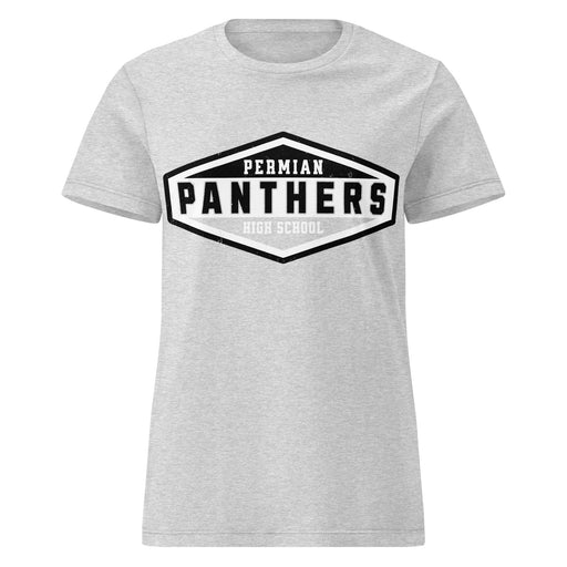 Permian High School Panthers Women's Grey SoftStyle T-shirt 009