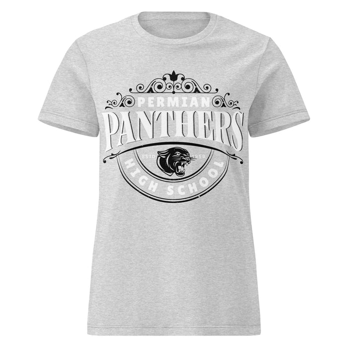 Permian High School Panthers Women's Grey SoftStyle T-shirt 211