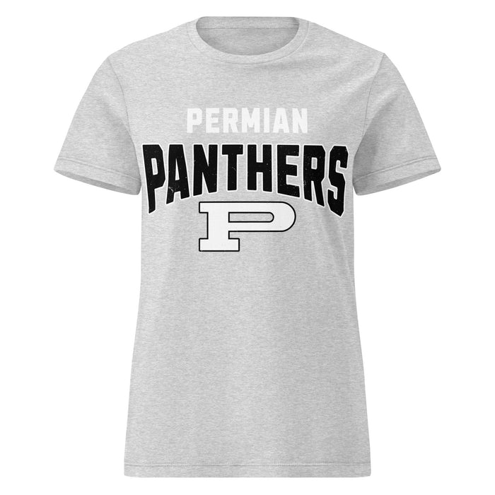 Permian High School Panthers Women's Grey SoftStyle T-shirt 234