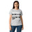 Woman wearing Permian High School Panthers Women's Grey SoftStyle T-shirt 238