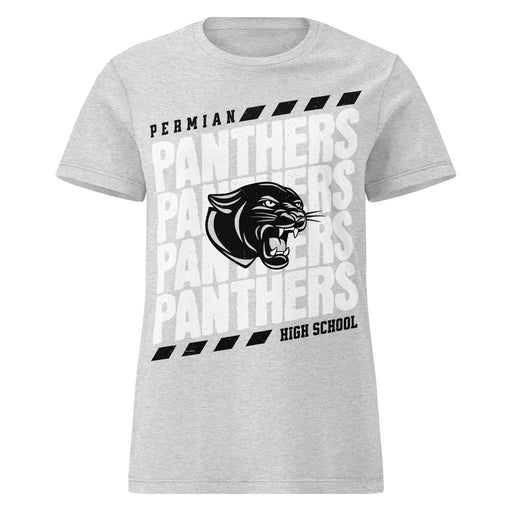 Permian High School Panthers Women's Grey SoftStyle T-shirt 223