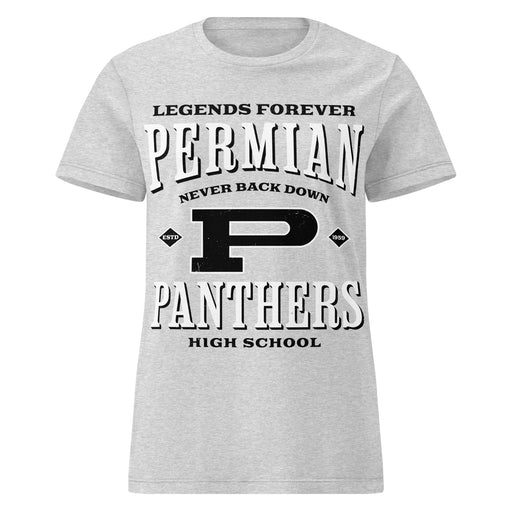Permian High School Panthers Women's Grey SoftStyle T-shirt 230