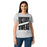 Front view of Permian High School Panthers Women's Grey SoftStyle T-shirt 241