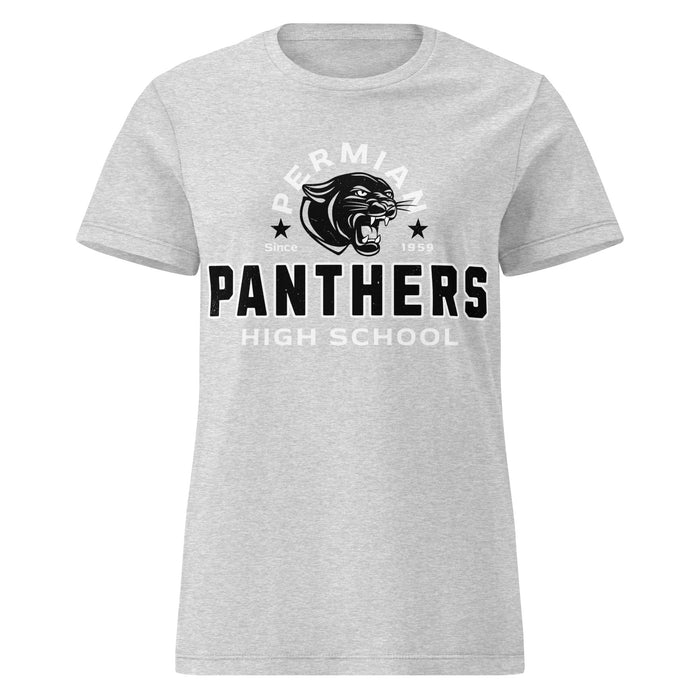 Permian High School Panthers Women's Grey SoftStyle T-shirt 222