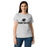 Lady wearing Permian High School Panthers Women's Grey SoftStyle T-shirt 222