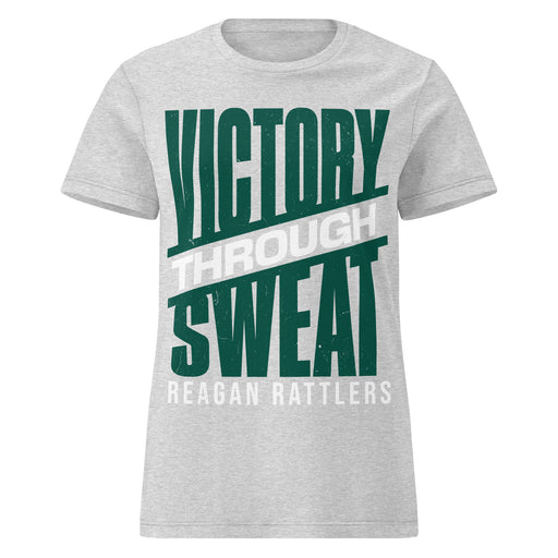 Reagan High School Rattlers Women's Grey SoftStyle T-shirt 241
