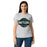 Front view of Reagan High School Rattlers Women's Grey SoftStyle T-shirt 098