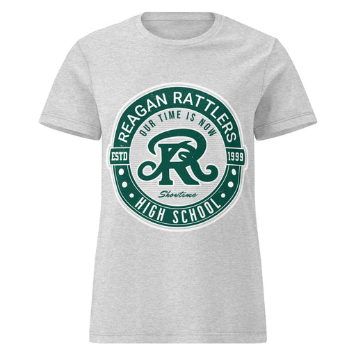 Reagan High School Rattlers Women's Grey SoftStyle T-shirt 224