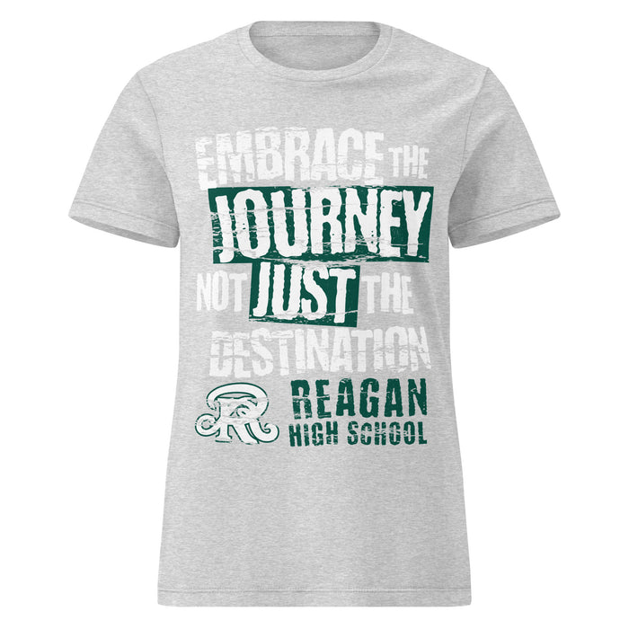 Reagan High School Rattlers Women's Grey SoftStyle T-shirt 232