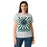 Front view of Reagan High School Rattlers Women's Grey SoftStyle T-shirt 226