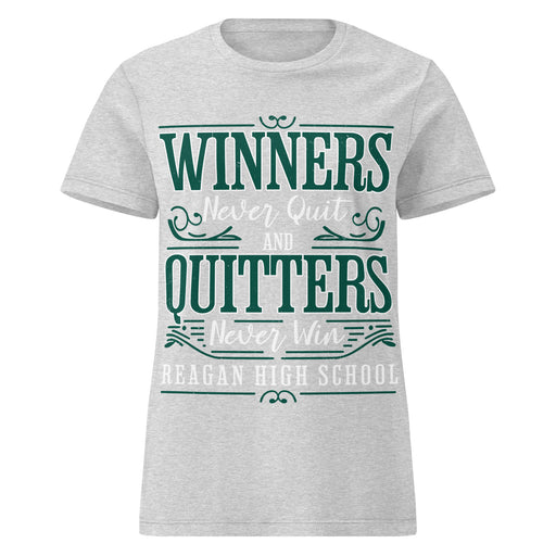 Reagan High School Rattlers Women's Grey SoftStyle T-shirt 237