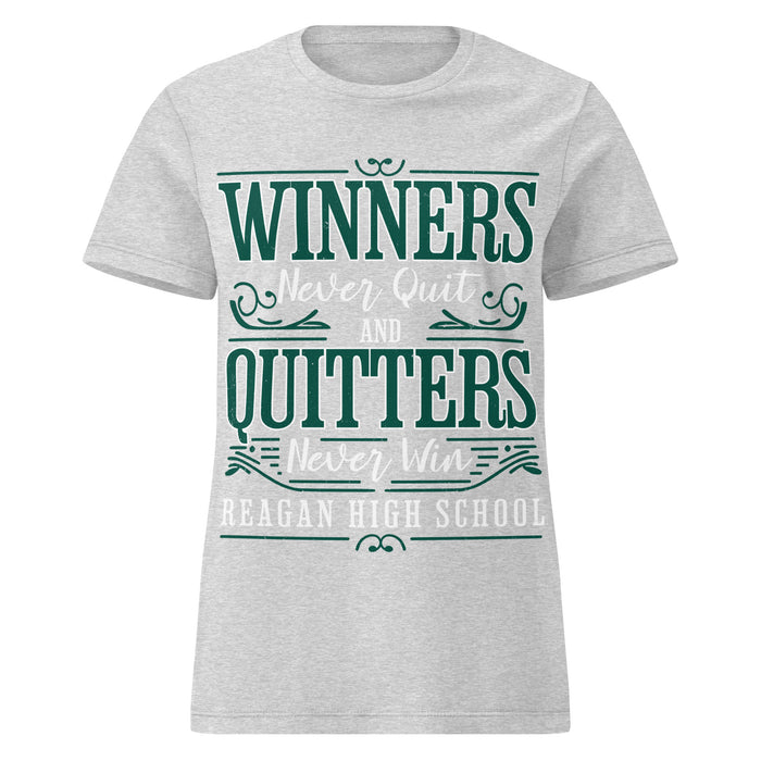 Reagan High School Rattlers Women's Grey SoftStyle T-shirt 237