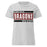 Round Rock High School Dragons Women's Grey SoftStyle T-shirt 098