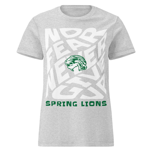 Spring High School Lions Women's Grey SoftStyle T-shirt 236