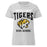Tomball West High School Tigers Women's Grey SoftStyle T-shirt 213