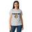 Lady wearing Tomball West High School Tigers Women's Grey SoftStyle T-shirt 017