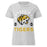 Tomball West High School Tigers Women's Grey SoftStyle T-shirt 208