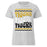 Tomball West High School Tigers Women's Grey SoftStyle T-shirt 227