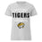 Tomball West High School Tigers Women's Grey SoftStyle T-shirt 034