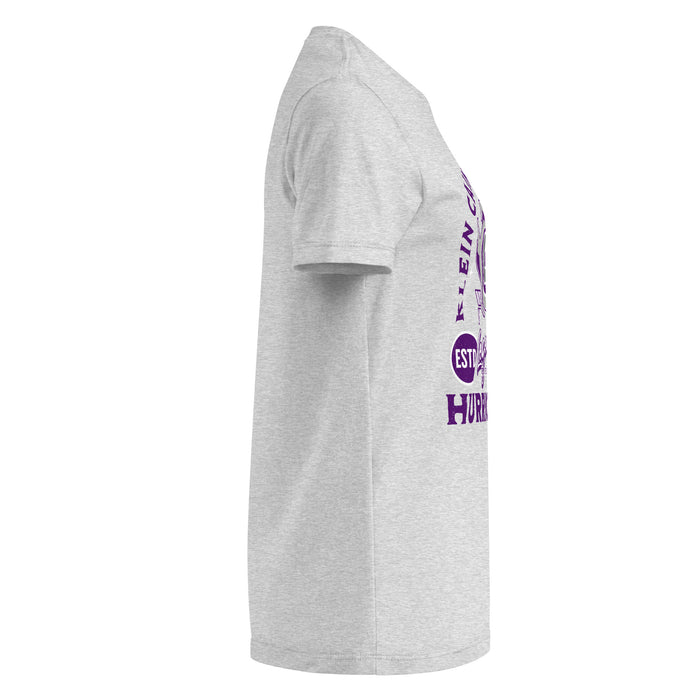 Side view of Klein Cain High School Hurricanes Women's Sport Grey SoftStyle T-shirt 208
