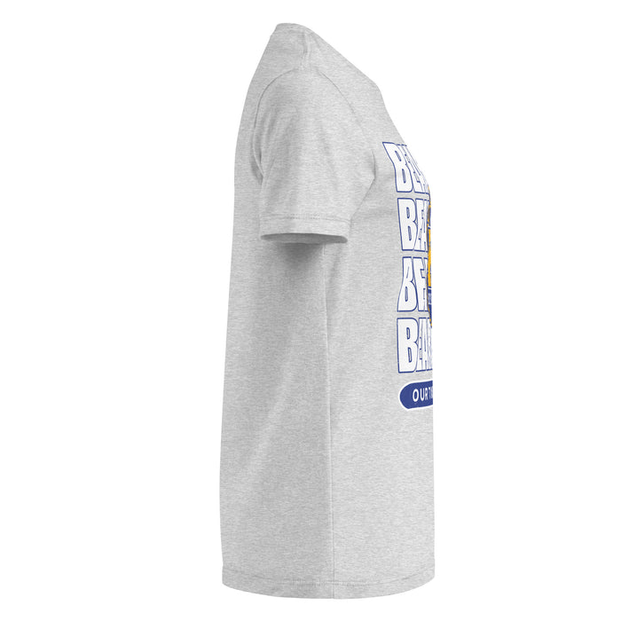 Side view of Klein High School Bearkats Women's Sport Grey SoftStyle T-shirt 235
