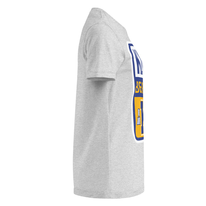 Side view of Klein High School Bearkats Women's Sport Grey SoftStyle T-shirt 001
