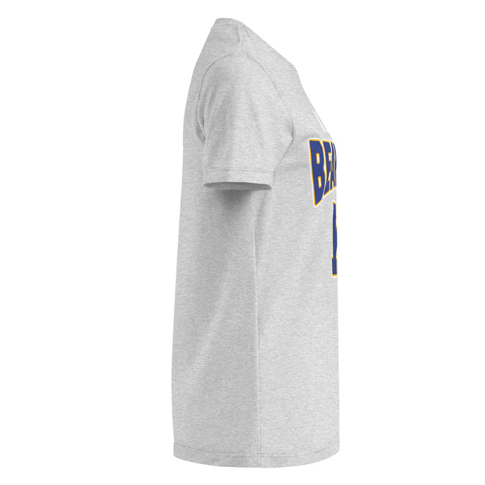 Side view of Klein High School Bearkats Women's Sport Grey SoftStyle T-shirt 235
