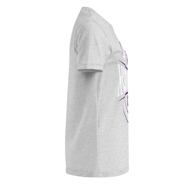 Side view of Klein Cain High School Hurricanes Women's Sport Grey SoftStyle T-shirt 218