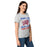 Side view of Oak Ridge High School War Eagles Women's Grey SoftStyle T-shirt 205