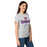 Side view of Oak Ridge High School War Eagles Women's Grey SoftStyle T-shirt 202