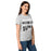 Side view of Permian High School Panthers Women's Grey SoftStyle T-shirt 238