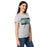 Side view of Reagan High School Rattlers Women's Grey SoftStyle T-shirt 098