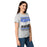 Side view of Taylor High School Mustangs Women's Grey SoftStyle T-shirt 227