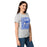 Side view of Taylor High School Mustangs Women's Grey SoftStyle T-shirt 206