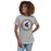 Young lady wearing Seven Lakes High School Spartans Grey Women's T-shirt 203