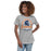 Young lady wearing Seven Lakes High School Spartans Grey Women's T-shirt 206