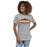 Young lady wearing Seven Lakes High School Spartans Grey Women's T-shirt 009