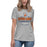 Seven Lakes High School Spartans Grey Women's T-shirt 217