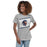 Young lady wearing Seven Lakes High School Spartans Grey Women's T-shirt 223