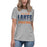 Seven Lakes High School Spartans Grey Women's T-shirt 024