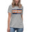 Seven Lakes High School Spartans Grey Women's T-shirt 098