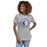 Woman wearing St. Frederick High School Warriors Grey Women's T-shirt 214