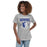 Woman wearing St. Frederick High School Warriors Grey Women's T-shirt 204