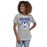 Woman wearing Taylor High School Mustangs Women's Grey T-shirt 204