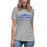 Taylor High School Mustangs Women's Grey T-shirt 009