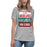 The Woodlands High School Highlanders Athletic Grey Women's T-shirt 001