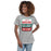 Woman wearing The Woodlands High School Highlanders Athletic Grey Women's T-shirt 001