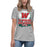 The Woodlands High School Highlanders Athletic Grey Women's T-shirt 201