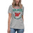 The Woodlands High School Highlanders Athletic Grey Women's T-shirt 203