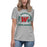 The Woodlands High School Highlanders Athletic Grey Women's T-shirt 207